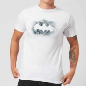 image of DC Comics Batman Spray Logo T-Shirt - White - 3XL