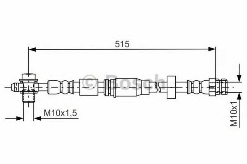 Image of Bosch 1 987 481 673 Brake Hose Brake Hose (83)