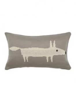 image of Scion Mr Fox Cushion In Silver