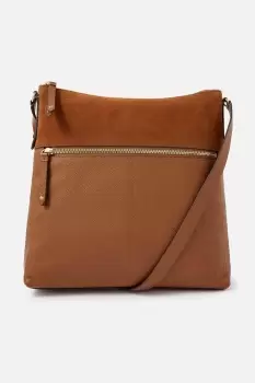 Image of Large Leather Cross-Body Bag