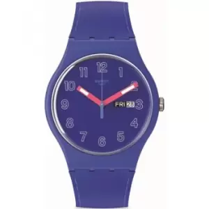 Image of Swatch Biosourced Material January Collection Cobalt Disco