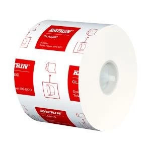 image of Katrin Classic ECO Toilet Roll 2-Ply 800 Sheets Pack of 36 103424