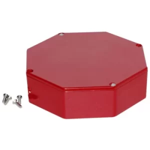 Image of Hammond 1590STPCRD Stomp Box Diecast Enclosure Octagon 133 x 133 x...