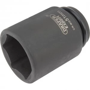 Image of Draper Expert 3/4" Drive Deep Hexagon Impact Socket Metric 3/4" 51mm