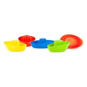 Image of Nuby Stacking Bath Boats 5 pack 5 Pack