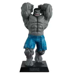 Image of Eaglemoss Marvel Grey Hulk Deluxe 6" Scale Figure