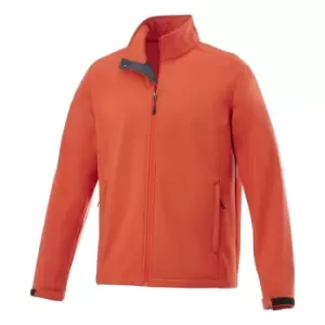 Elevate Mens Maxson Softshell Jacket (S) (Orange)