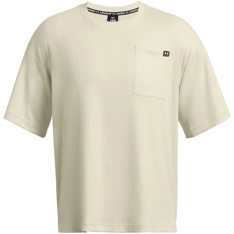 Image of Under Armour Rival Waffle Crew - Cream Cream S