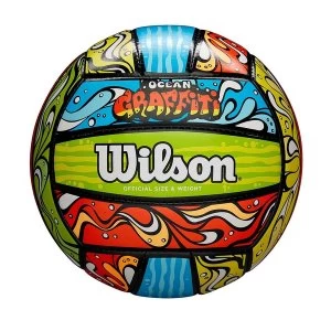 image of Wilson Ocean Graffiti Volleyball Multi