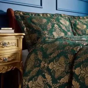 Image of Shiraz Traditional Jacquard Pillow Sham Emerald