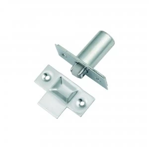Image of Wickes Adjustable Roller Door Catch - Chrome