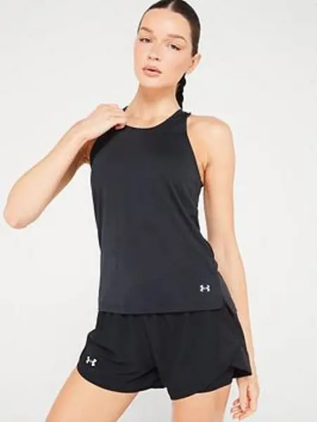Image of Under Armour Womens Running Streaker Singlet - Black