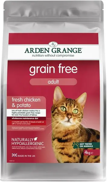 image of Arden Grange Adult Chicken and Potato Cat Food 4kg