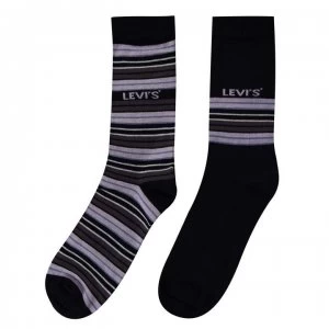 image of Levis 2p Socks - Black