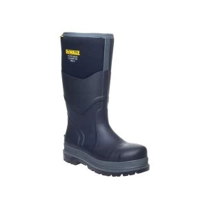 Image of DEWALT Hobart Premium Rubber Safety Wellingtons UK 10 EUR 44