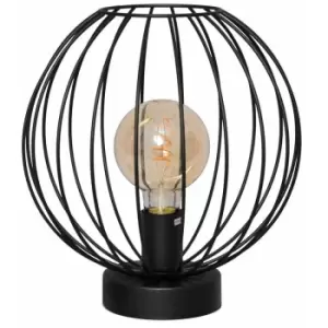 Image of Helam Mercure Table Lamp Black 30cm