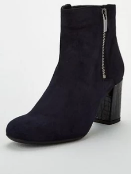 Image of Carvela Comfort Rail Ankle Boots - Black, Navy, Size 3, Women