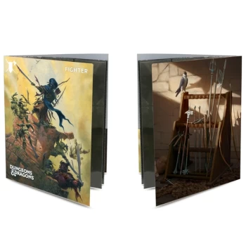 Image of Ultra Pro Dungeons & Dragons Class Folio with Stickers - Fighter