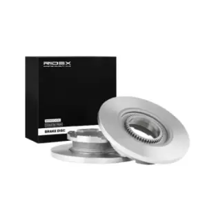 Image of RIDEX Brake disc 82B0435 Brake rotor,Brake discs FORD,TRANSIT MK-7 Kasten,TRANSIT MK-7 Bus,TRANSIT MK-7 Pritsche/Fahrgestell,TRANSIT TOURNEO FB