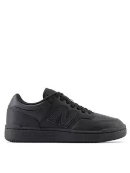 Image of New Balance Junior 480L, Black, Size 3 Older