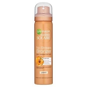 image of Ambre Solaire No Streaks Bronzer Face Mist Light 75ml