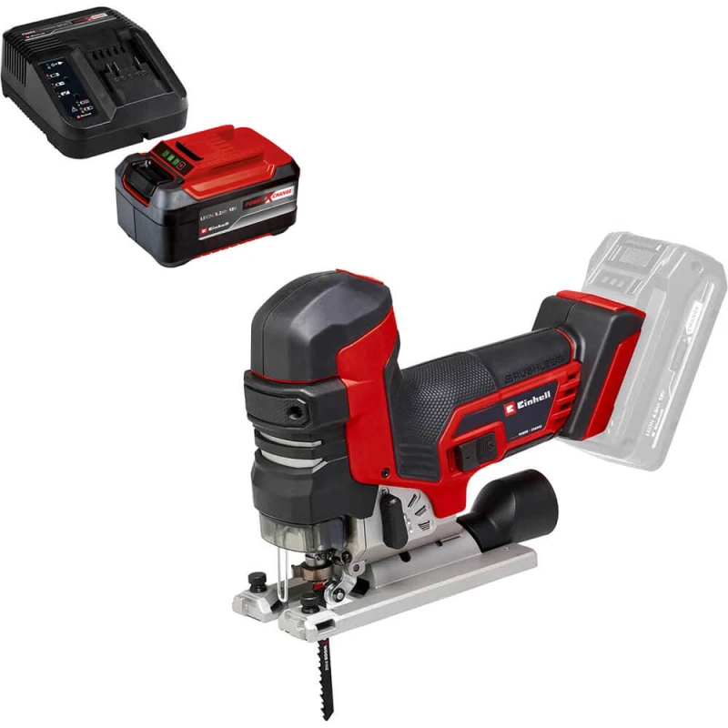 Image of Einhell Professional TP-JST 18/135 Li BL 18v Cordless Brushless Jigsaw TP-JST 18/135 Li BL Batteries: 1 x 5.2ah Li-ion