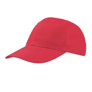 Image of Atlantis Start 6 Panel Baseball Cap (Pack of 2) (One Size) (Red)
