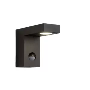 image of Texas-Ir Modern Wall Spotlight Outdoor, PIR Sensor - LED - 1x7W 3000K - IP54 - Anthracite