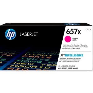 Image of HP 657X Magenta Laser Toner Ink Cartridge