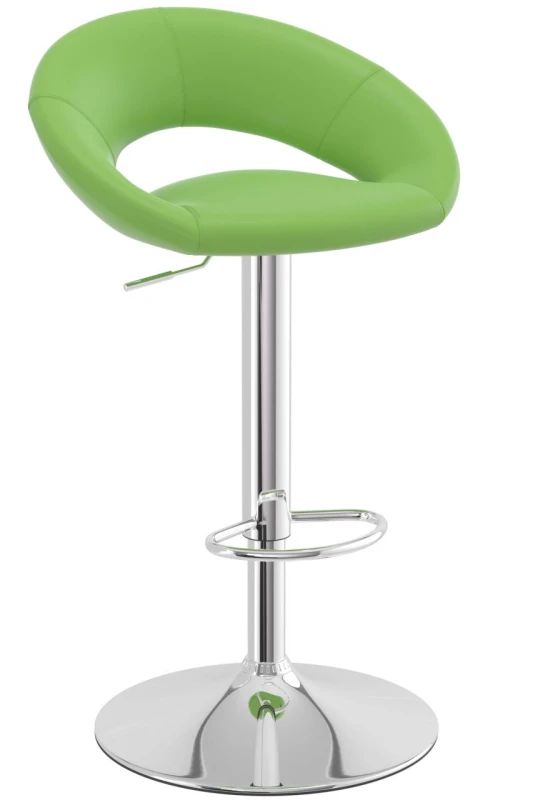 Image of netfurniture Cuborn Bar Stool Faux Leather Brown