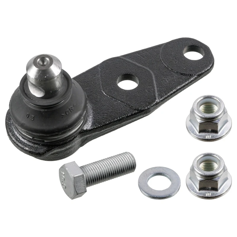 Image of FEBI BILSTEIN 34525 Ball joint Front Axle Right, with nuts, with screw Support-/Steering Link (2462)