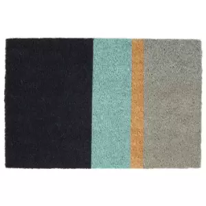 Image of Japandi Stripe Coir Doormat