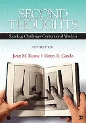 Image of second thoughts sociology challenges conventional wisdom