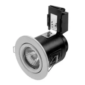 image of Robus Compact 50W GU10 Fire Rated Downlight IP20 Steel - RFP208-01