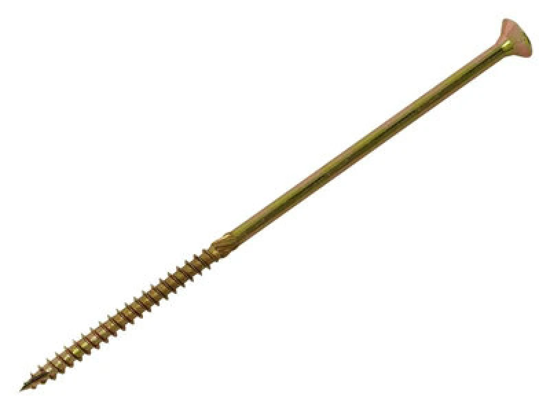 Image of FORGEFIX Forgefix - SPE8200Y Spectre pz Compatible Wood Screw csk zyp 8.0 x 200mm Box 50 SPE8200Y