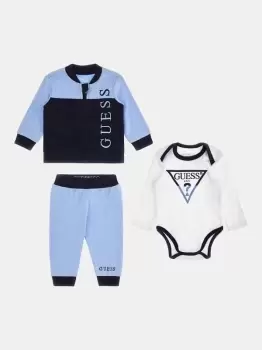 Image of Guess Kids Sweatshirt, Body And Pants Set