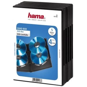 image of Hama Quad Box DVD Jewel Case