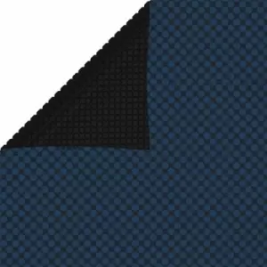 Image of Floating pe Solar Pool Film 1000x600cm Black and Blue Vidaxl Black