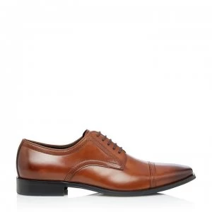 image of Dune London Sunset Laser Toecap Gibson Shoes - Tan