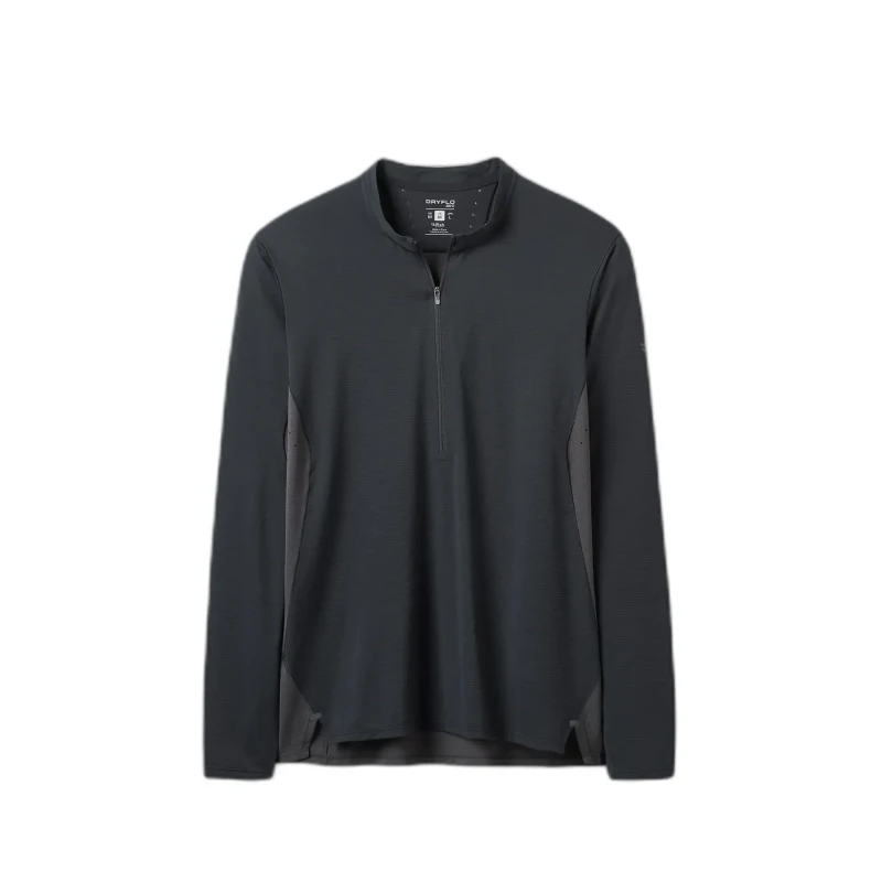 Image of Long-sleeved zip-up T-Shirt Rab Sonic Ultra Gris Male M