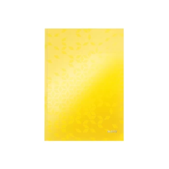 Image of WOW Notebook A4 Ruled with Hardcover 80 Sheets. Yellow - Outer Carton of 6