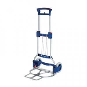 Image of Slingsby Lightweight Folding Truck 480x490x1010mm SilverBlue 312504