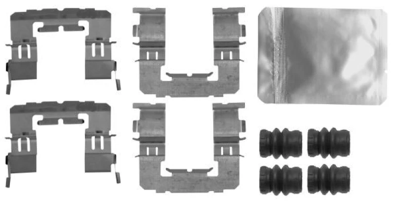 Image of Brake pad fitting kit TEXTAR 82542200