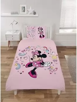 Image of Disney Minnie Mouse Single Duvet Cover Set - Multi