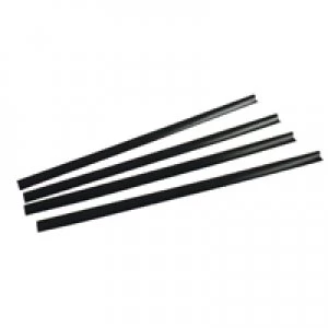 Image of Nice Price Slide Binder A4 6mm Black Pack of 100 WX29310