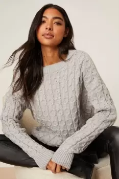 Image of Stitch Detail Knitted Jumper