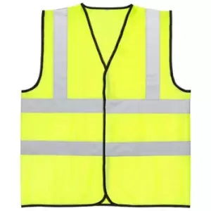 Warrior Unisex Adult Mesh Hi-Vis Waistcoat (S) (Fluorescent Yellow)