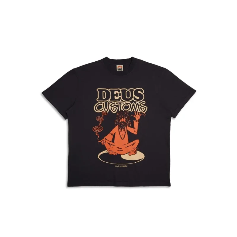 Image of Deus Ex Machina T-Shirt Deus Ex Machina Emphatic Wave Gris Unisex S