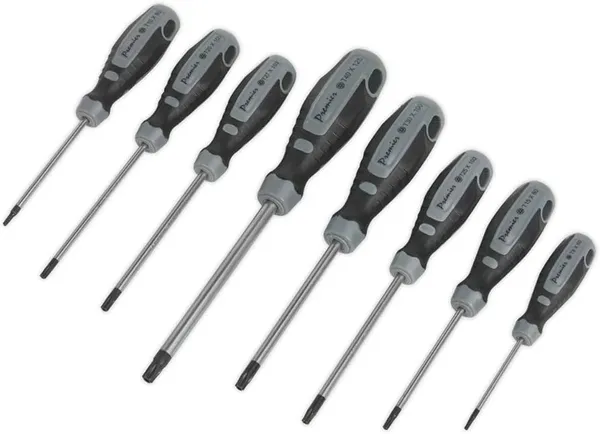 image of Genuine SEALEY AK4306 Security TRX-Star Screwdriver Set 8pc GripMAX&#174;