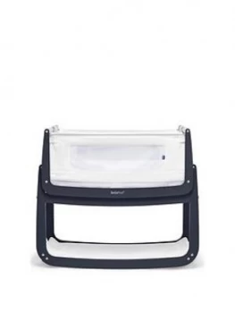 image of Snuz Snuzpod 4 Bedside Crib With Mattress - Navy